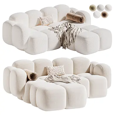 Teddy Boucle Modular Sofa