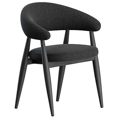 Velvet Chair Armrest by Potocco