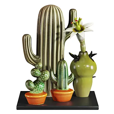 Cactus Ceramic Sculpture 10