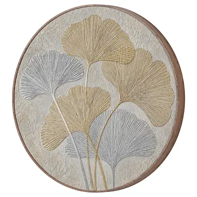 Abstract Painting Circular Frame 015