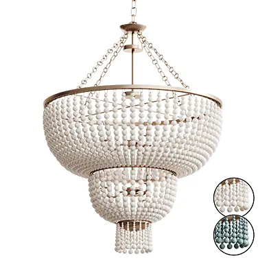 Beaded Kona Tiered Chandelier