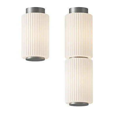 Column Ivory Ceiling Lamp