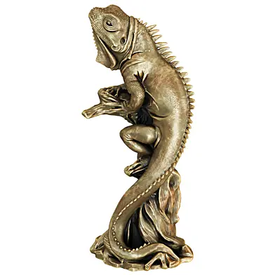 chameleon statue