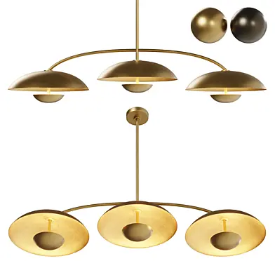 RH Cosmic Linear Chandelier