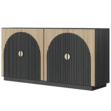 Corbey Fluted Buffet Cabinet Sideboard