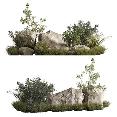 River Stones and Plants 18