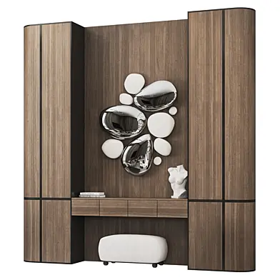 Pebble Mirror Console