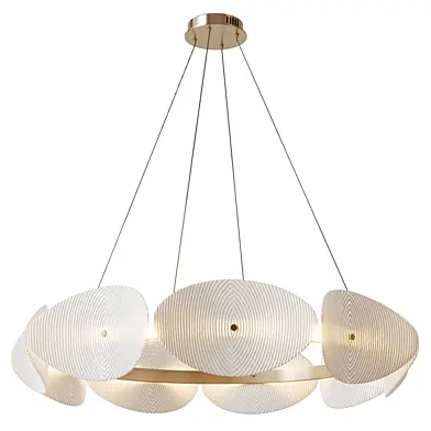 Fingerprint modern art chandelier