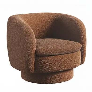 Village Store Lannister Swivel Chair Auburn