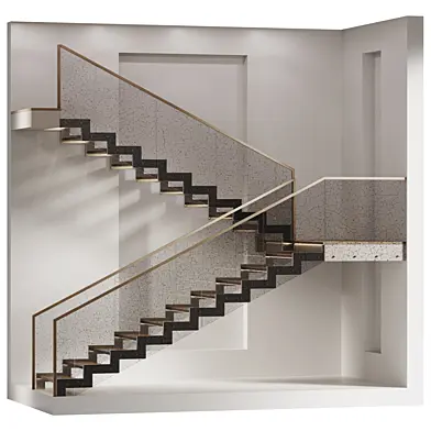 minimalistic staircase in a modern style 06