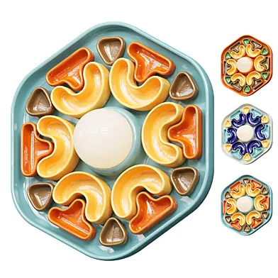Ferroluce deco phytia ceramic lamp