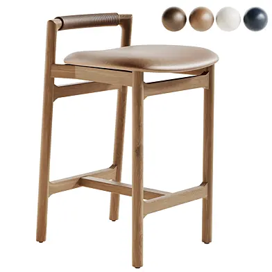 Caton Leather Bar Counter Stools