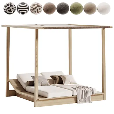 Eolie Garden Bed By Roda Outdoor Furniture