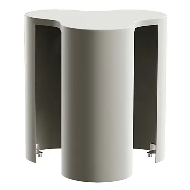 Metal side table