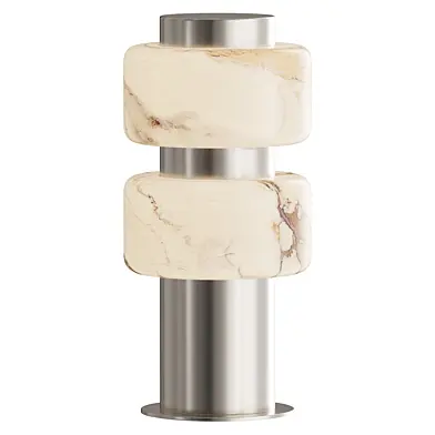 Double Alabaster Table Lamp  ARCADIA70 Duo
