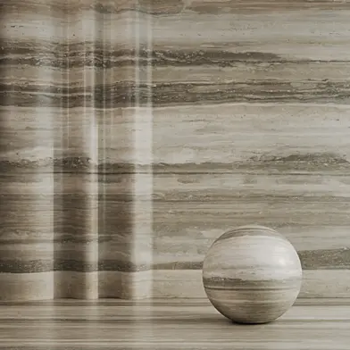 Камень травертин Ocean Blue Travertine Filled And