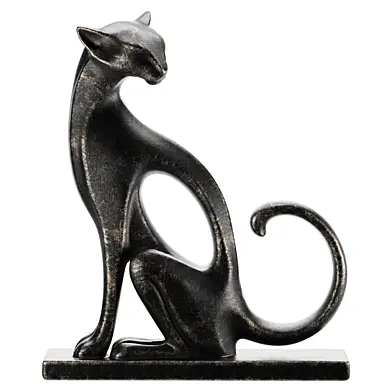 Eclipse Cat Statue