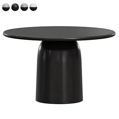 Tesso dark grey dining table