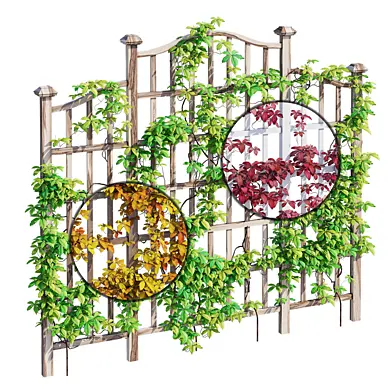 Vinyl Lattice Panel Trellis