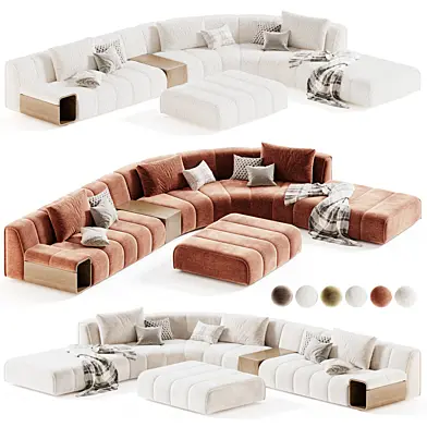 Minotti Ruffle Modular Sofa