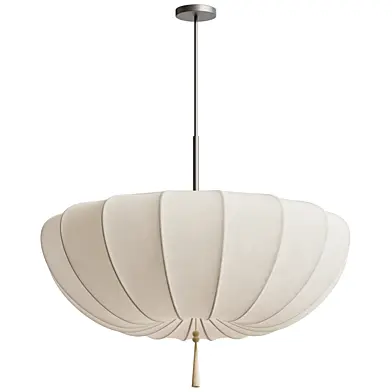 Light of Paris Modern Fabric Pendant Light