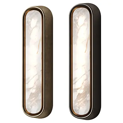 Wall lamp marble