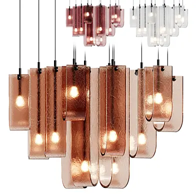 Frosty Glass Chandelier