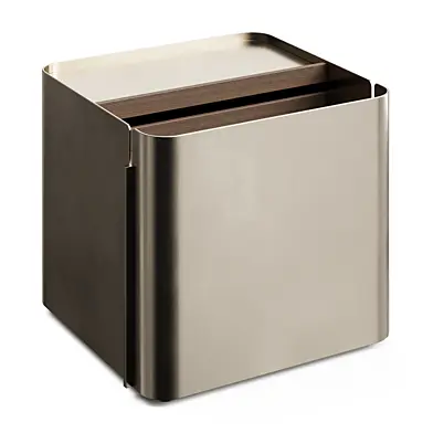 Flou Malù Metal Bedside Table With Drawers