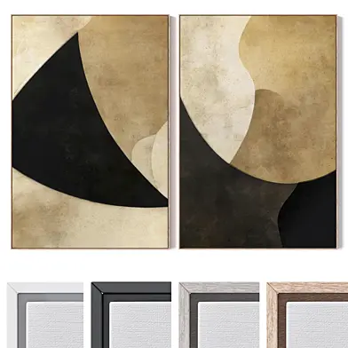 Set of large wall paintings 3691