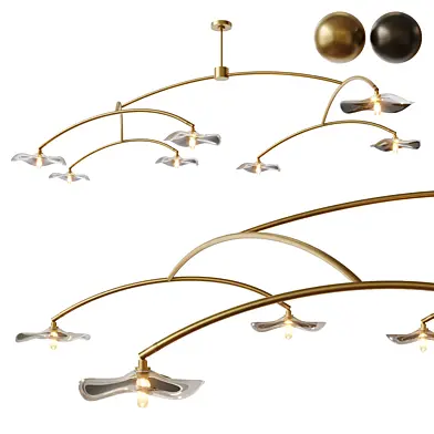 RH Lily Round Chandelier 96