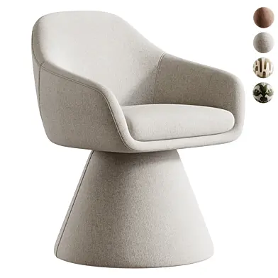 Zen swivel dining chair