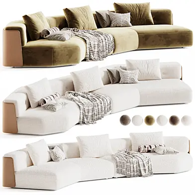 Minotti Softcase Staright Sofa