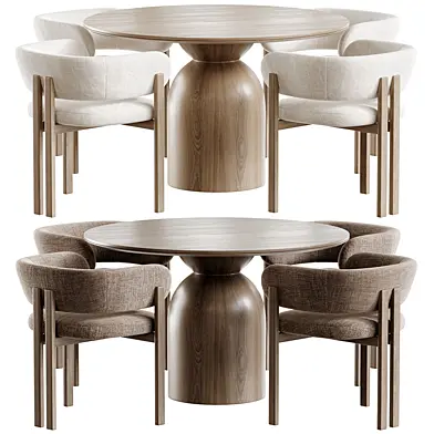 Bay Wood Chair and Artsource Table