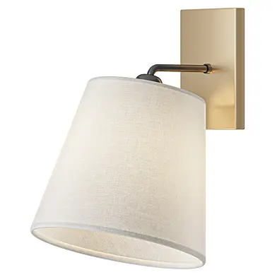 Taffney Wood Swing Arm Wall Light