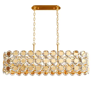 Perrene linear chandelier