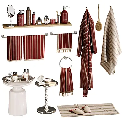 Bathroom set Bordo Vintage