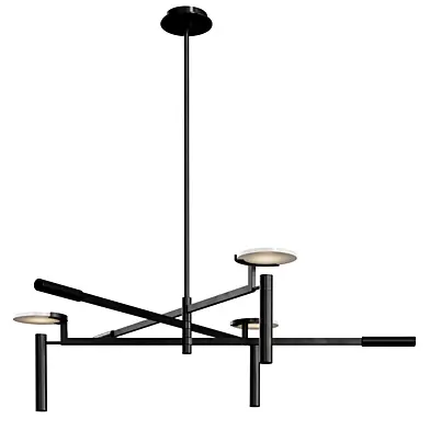 Melange Large Floating Disc Chandelier by Visual Comfort