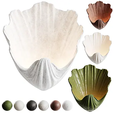 Scallop Shell Wall Light by Porta Romana