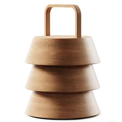 Luver Portable Table Lamp Natural - Ferm Living