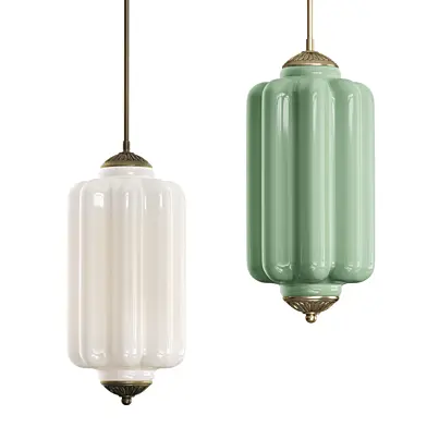 Vintage Glass Eloise Pendant Lamp