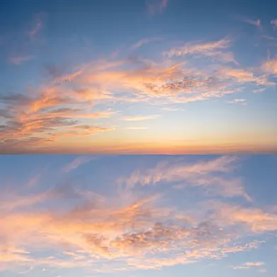 Golden Hour Sky Panorama