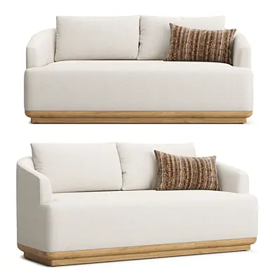 RH OSLO TEAK SOFA 72