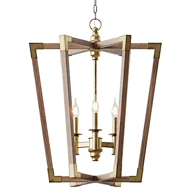 Bastian Medium Chestnut Lantern.