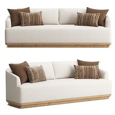 RH OSLO TEAK SOFA 96
