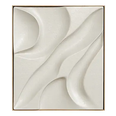 Minimalistic Square Wall Art Sculpture 07