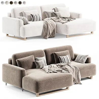 Onte Bucle Corner sofa by Divan.ru