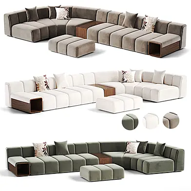 Minotti Ruffle Sofa