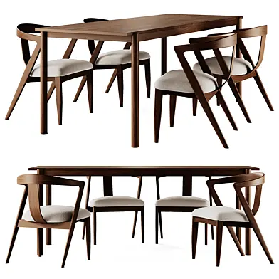 Soho Home Edwin Chair and Muuto Table
