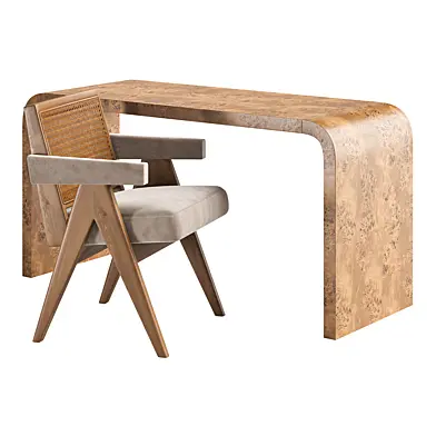Wallace Desk and Hayward Dining Chair