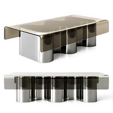 Westwing Collection Glass Jouri Coffee Table